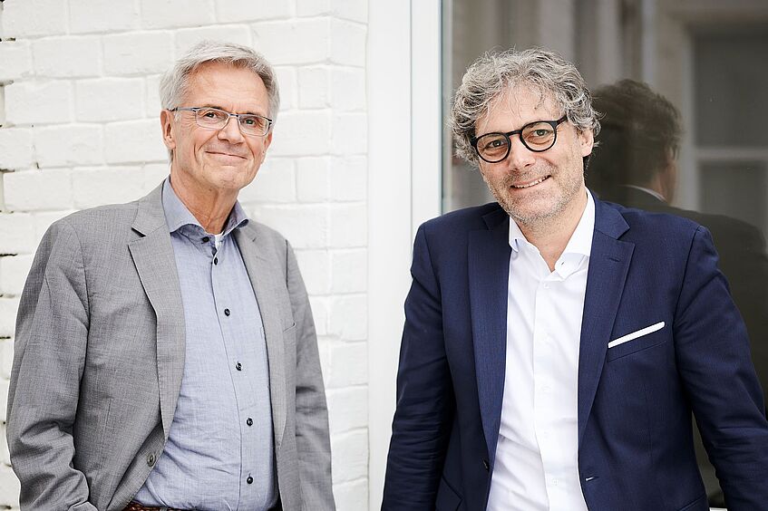 Professor Prenzel und Professor Hellmuth