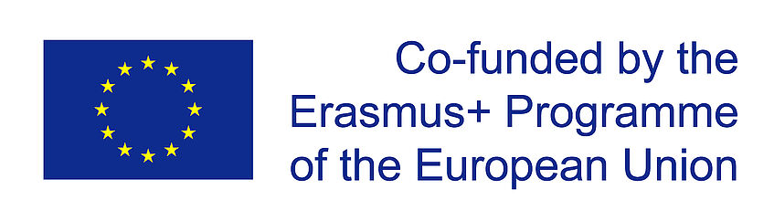 Erasmus+ Logo mit Text 