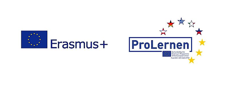 Erasmus+ Logo und Pro-Lernen Logo 